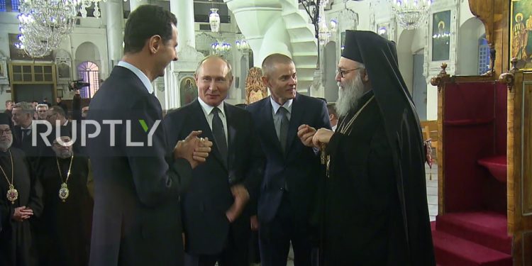 Putin Caught Making Fun Of Trump With Bashar al-Assad
