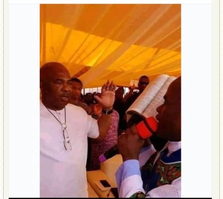 Father Mbaka Attends Hope Uzodinma’s Swearing-in Ceremony