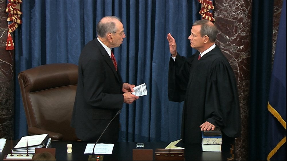 Trump’s Impeachment: Chief Justice, Senators Sworn In